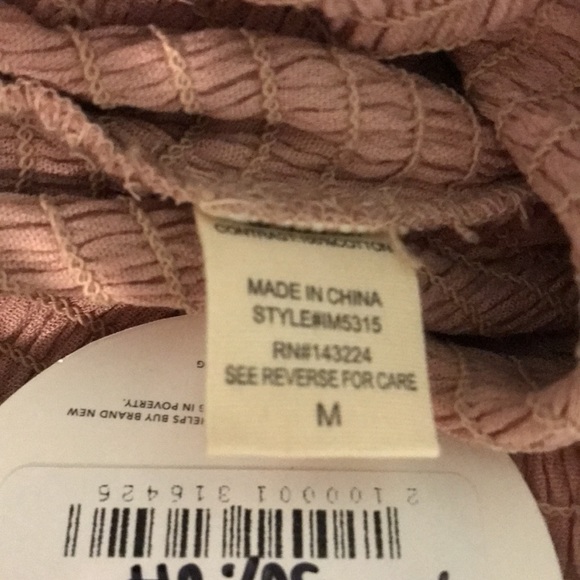 Nectar Clothing Long Sleeve Blush Top - Picture 9 of 9